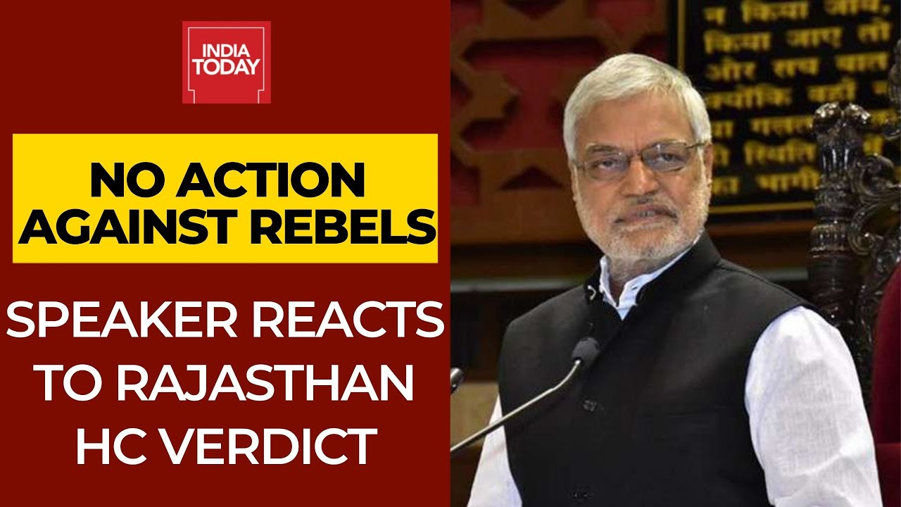 No Action Against Rebel Congress MLAs Till HC Verdict, Says Rajasthan Speaker