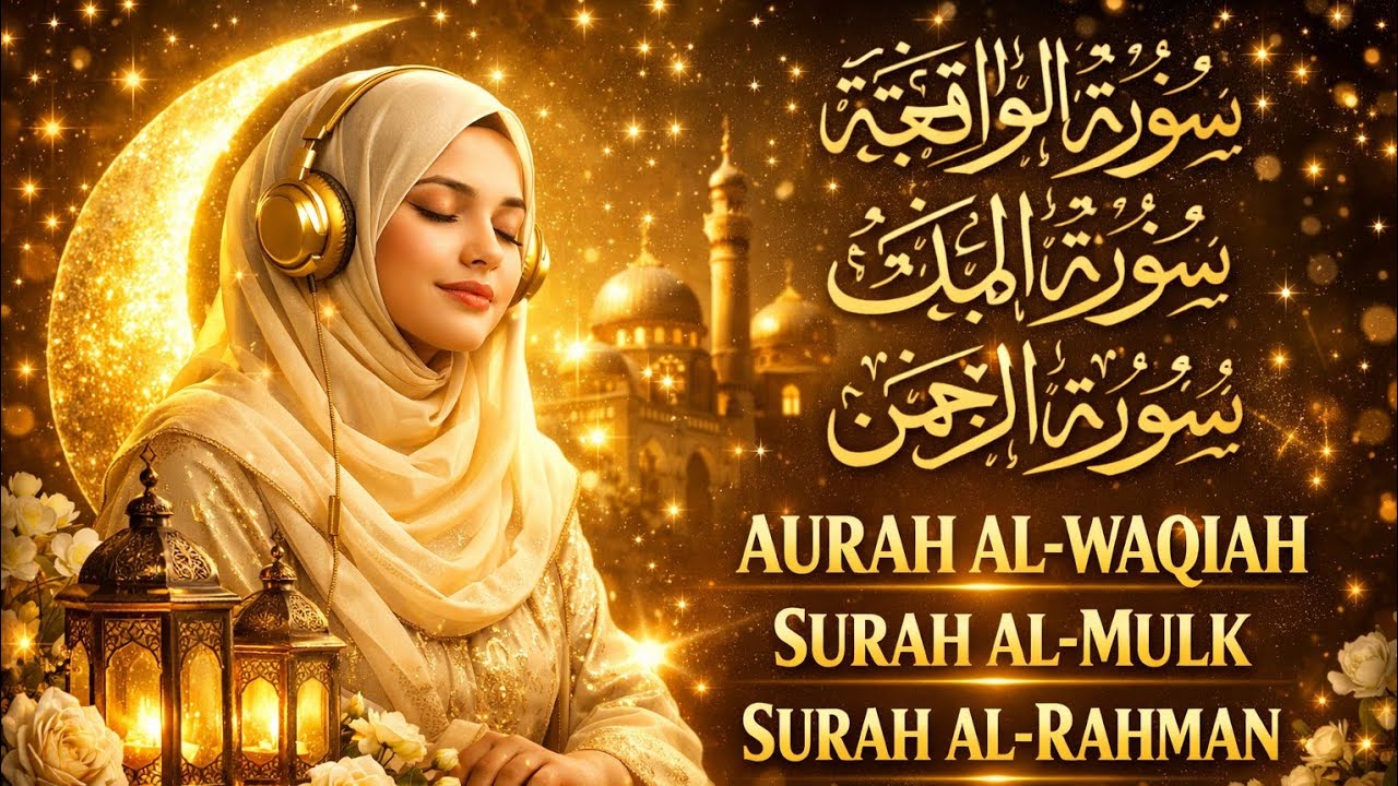 Ramadan Special Quran Recitation | Surah Rahman, Mulk & Waqiah