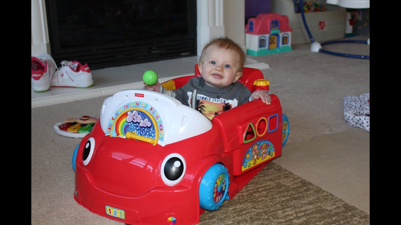 Fisher Price Crawl Around Car Unboxing and Playtime Review