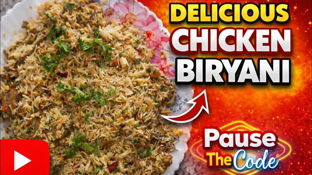 Simple Chicken Biryani for Beginners 🔥 | Easy Homemade Biryani | Chicken Biryani Recipe 