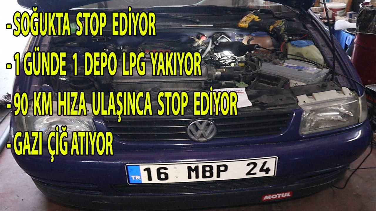 Rolanti Dalgalanması-Soğukta Stop Etme-LPG Beyin Isınmama SORUNLARI (VOLSWAGEN POLO)