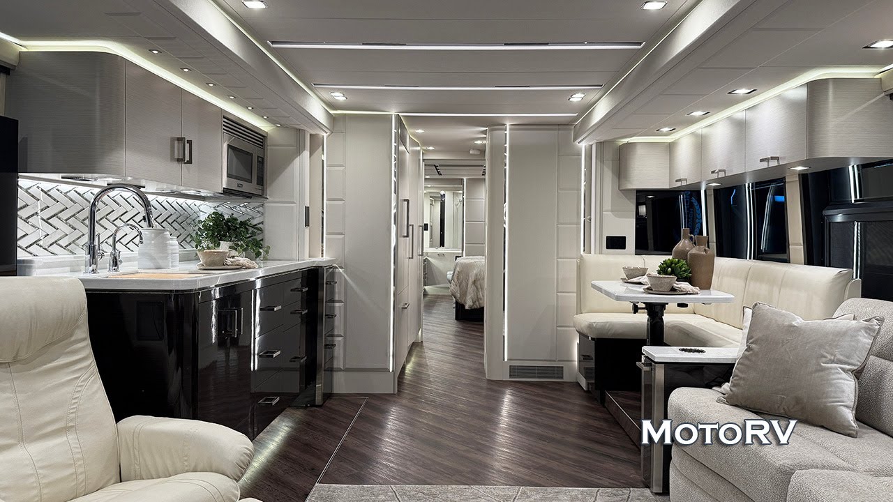 Emerald Luxury Coach Prevost H3-45 Quad Slide Volvo D13 Conversion Bus