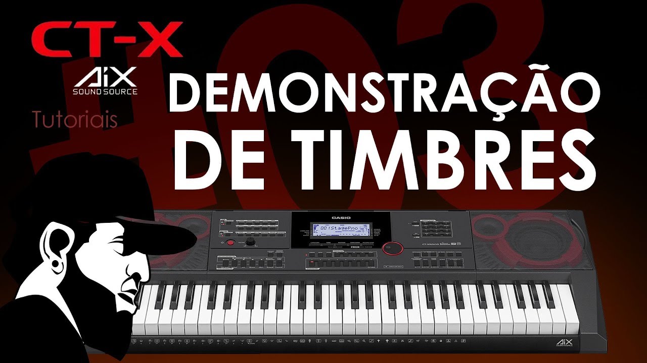 Demonstração de Timbres | Casio CT-X5000 #3