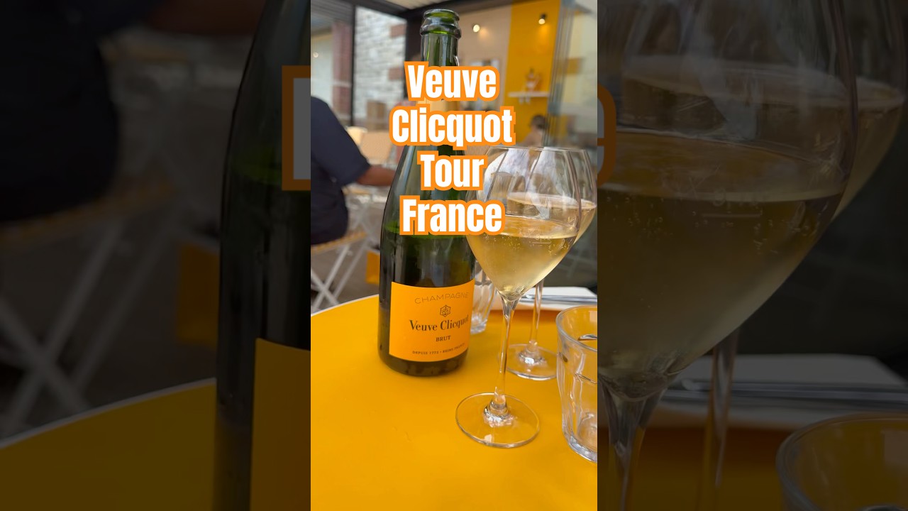 Touring the Veuve Clicquot Champagne House in Reims, France! 🇫🇷🍾