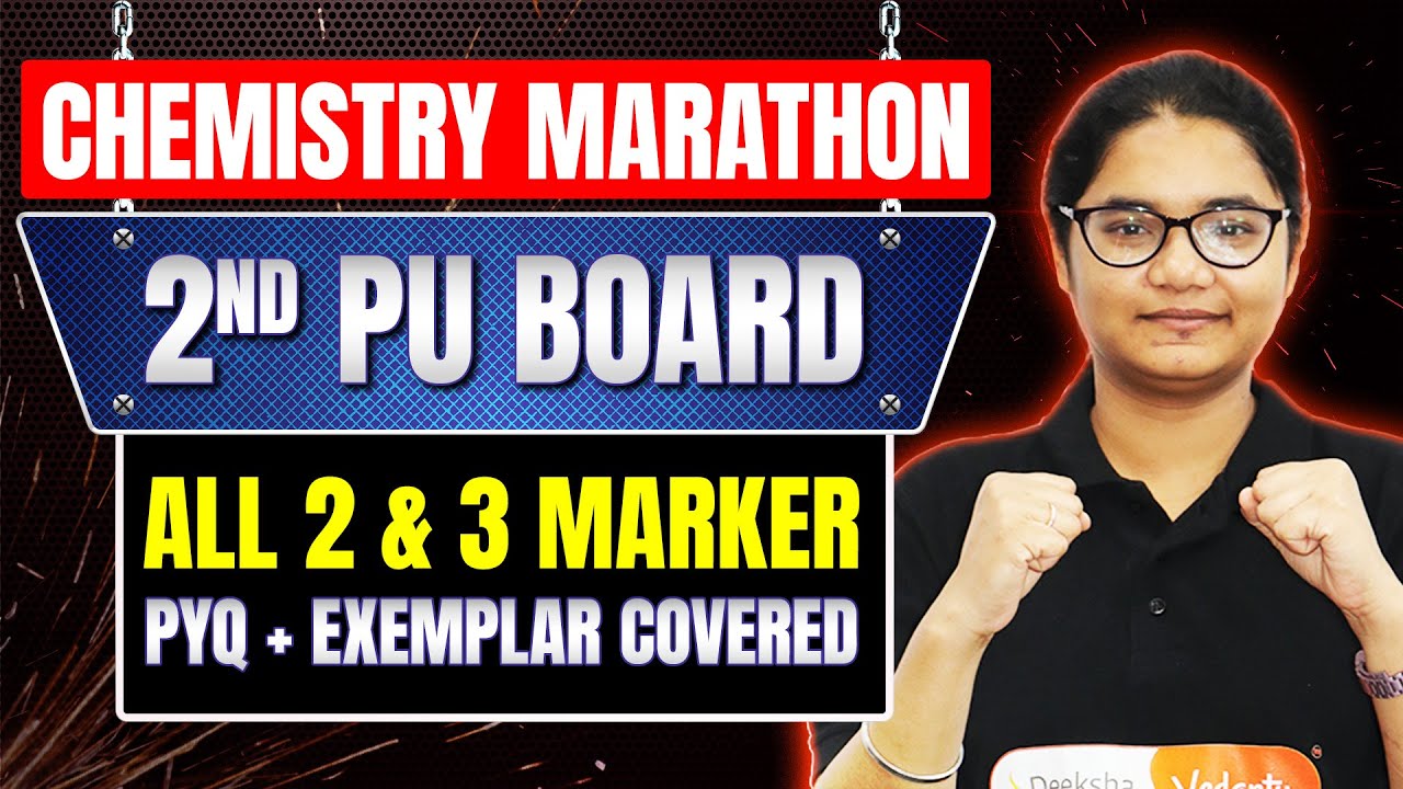 2nd PUC Chemistry All 2 + 3 Marker Questions In One Shot | 2nd PUC Chemistry Important Questions