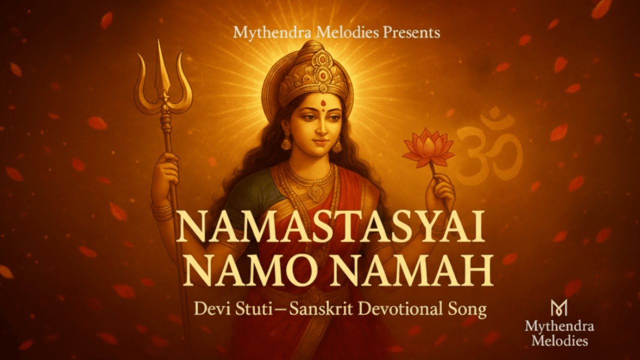 Namastasyai Namo Namah | Sanskrit Devotional Song | Goddess Durga Mantra | Mythendra Quotes