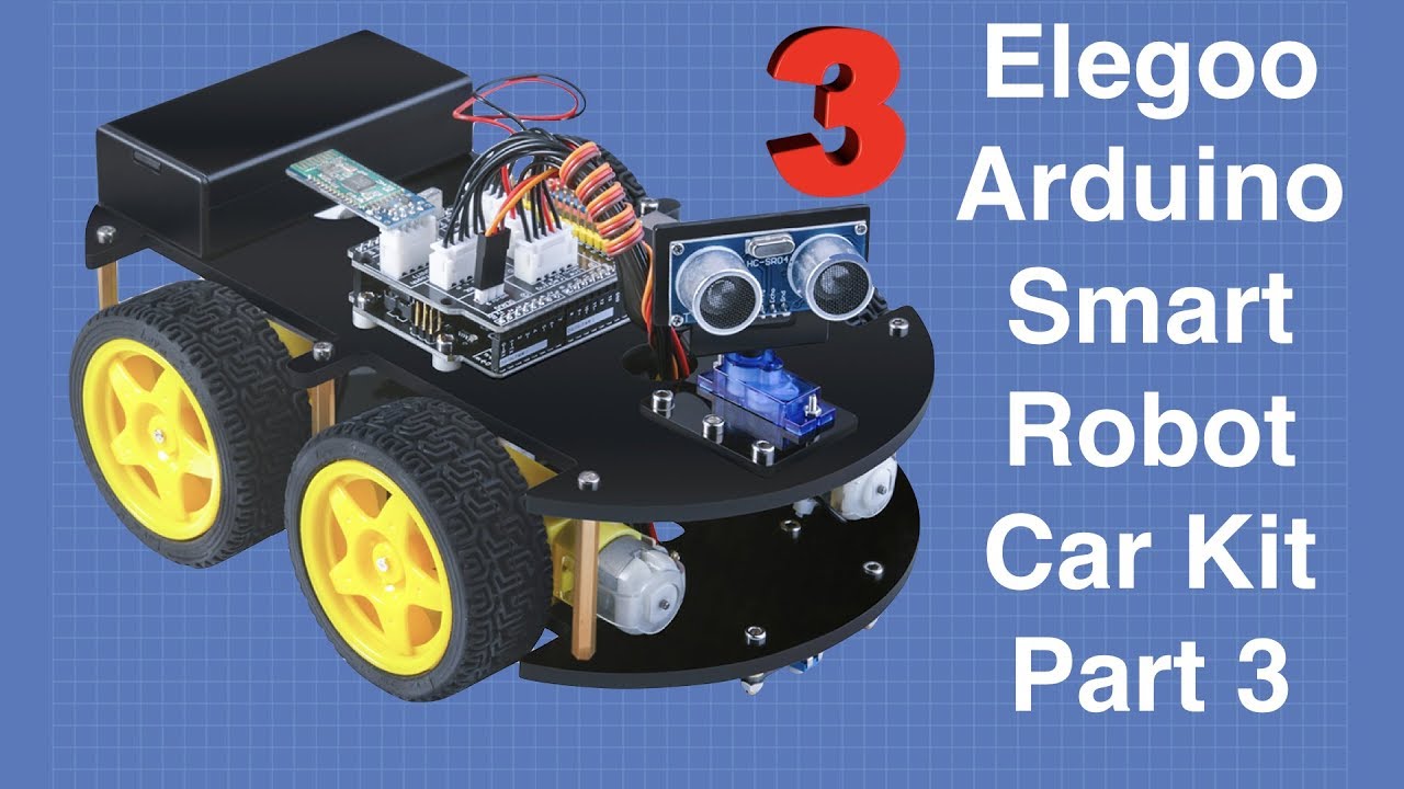 Elegoo Smart Robot Car Part 3 - Collision Avoidance & Line Following