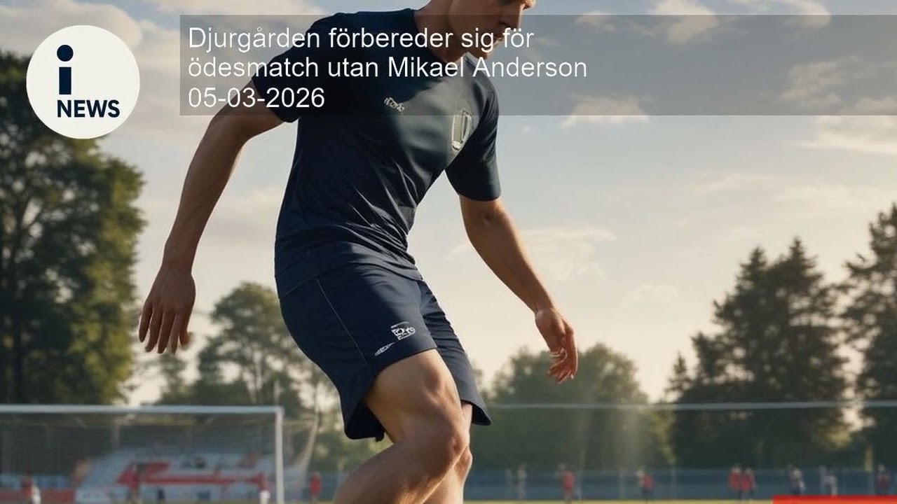 Djurgården förbereder sig för ödesmatch utan Mikael Anderson