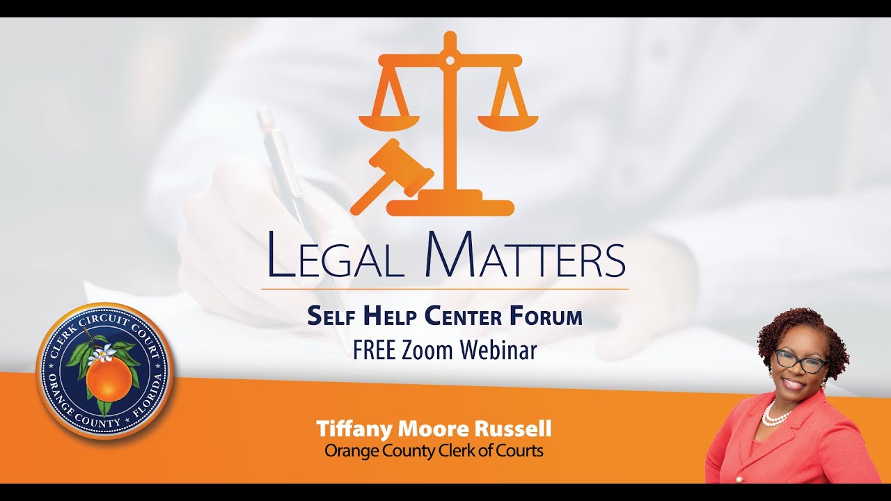 Legal Matters: Self Help Center Forum