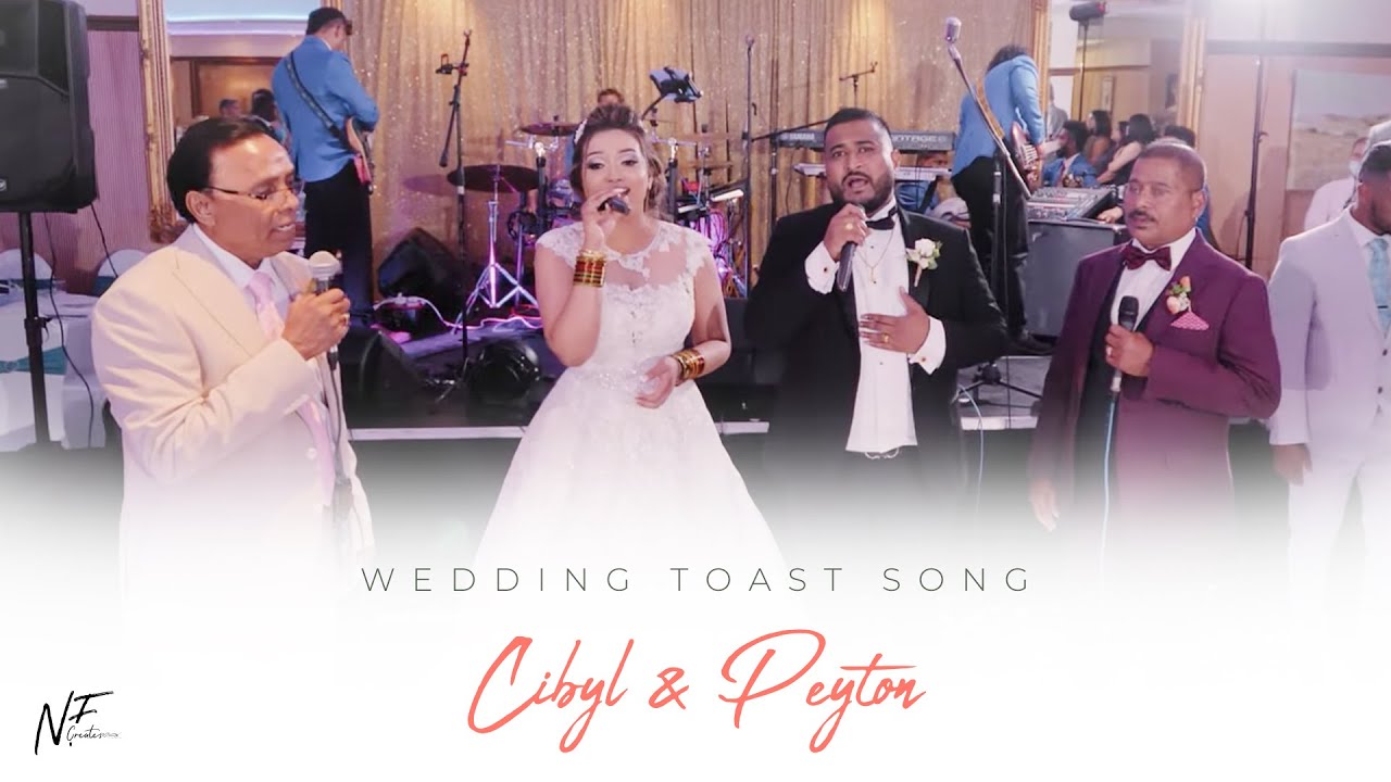 Heart Touching Konkani Toast Song by Bride & Groom with their Dad's | NF Creates | Cibyl & Peyton