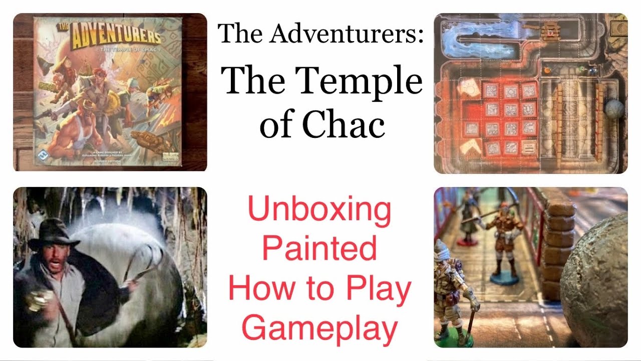 The Adventurers: The Temple of Chac Revised Edition (2012) Распаковка Покрашено Как играть Геймплей