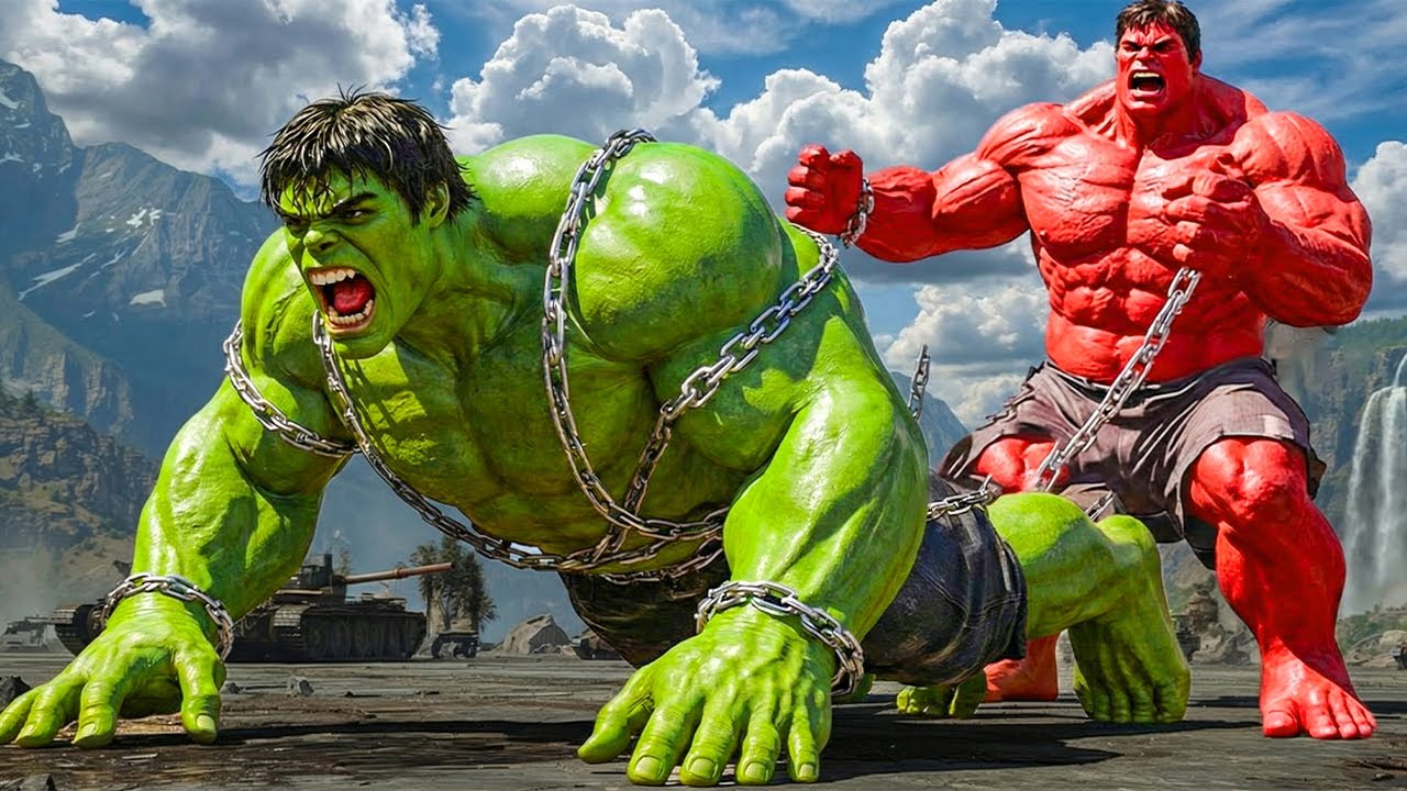 HULK vs RED HULK EPIC BATTLE ! Aboard a Military Aircraft That Shakes the Skies!