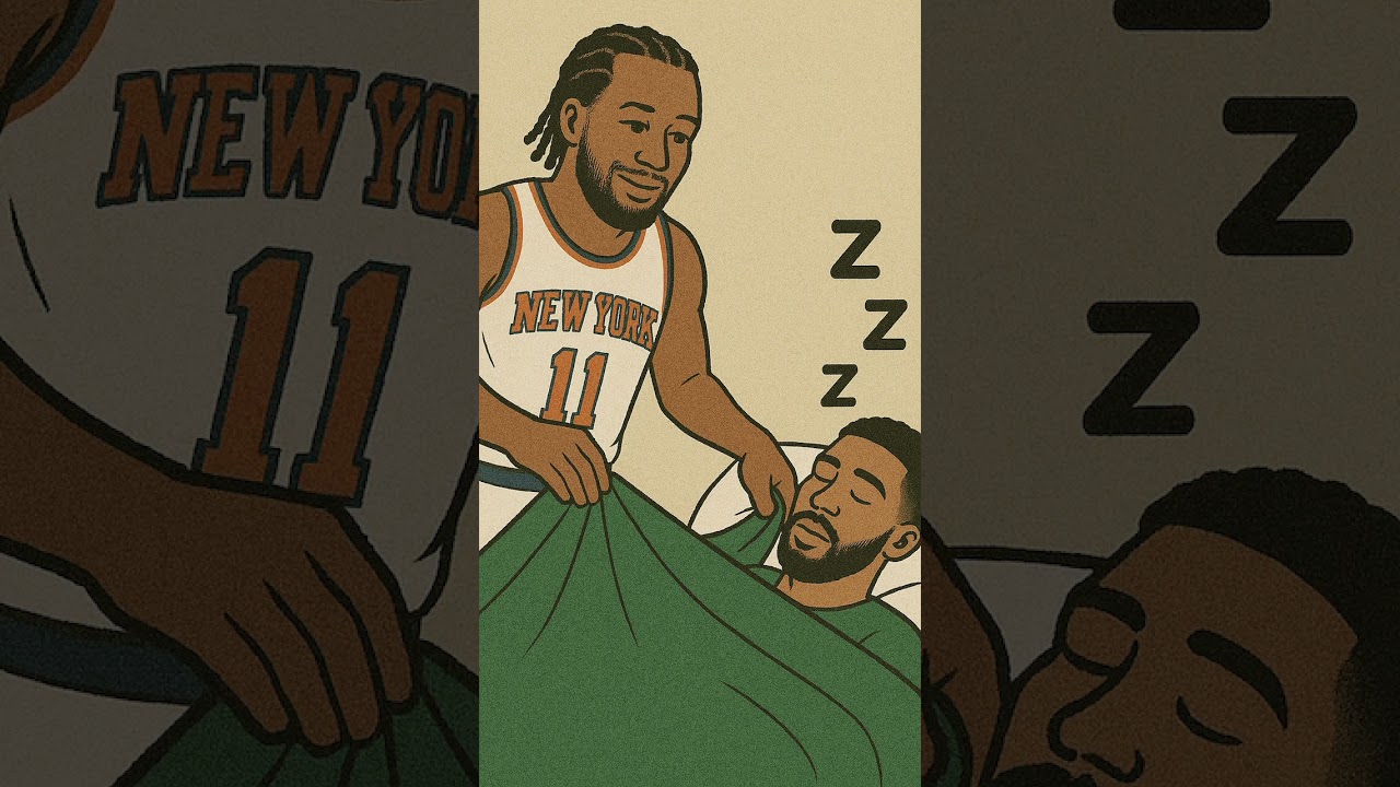 #KnicksVsCeltics #JalenBrunson #PutToBed #NBAPlayoffs #JaylenBrown #SleepyTime #KnicksTape
