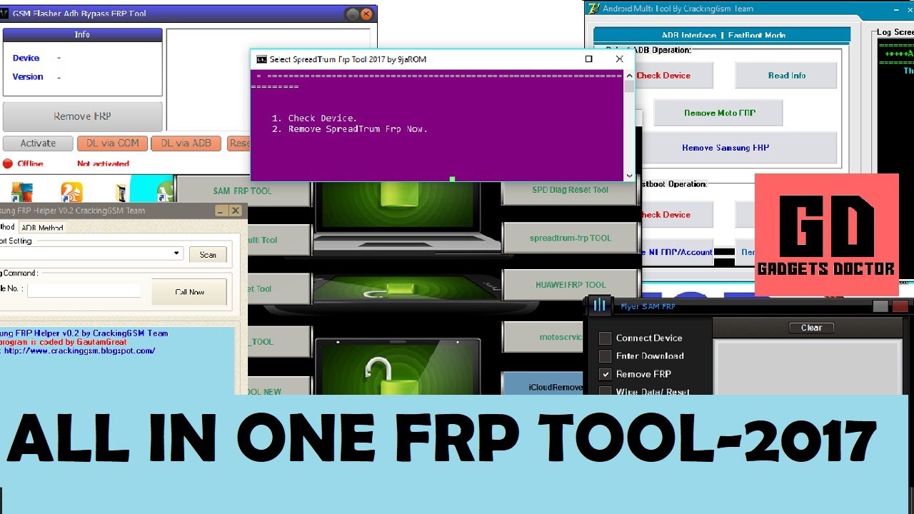 All In One FRP Google Account Remove Tool For Android and How to USE Guide  -2017