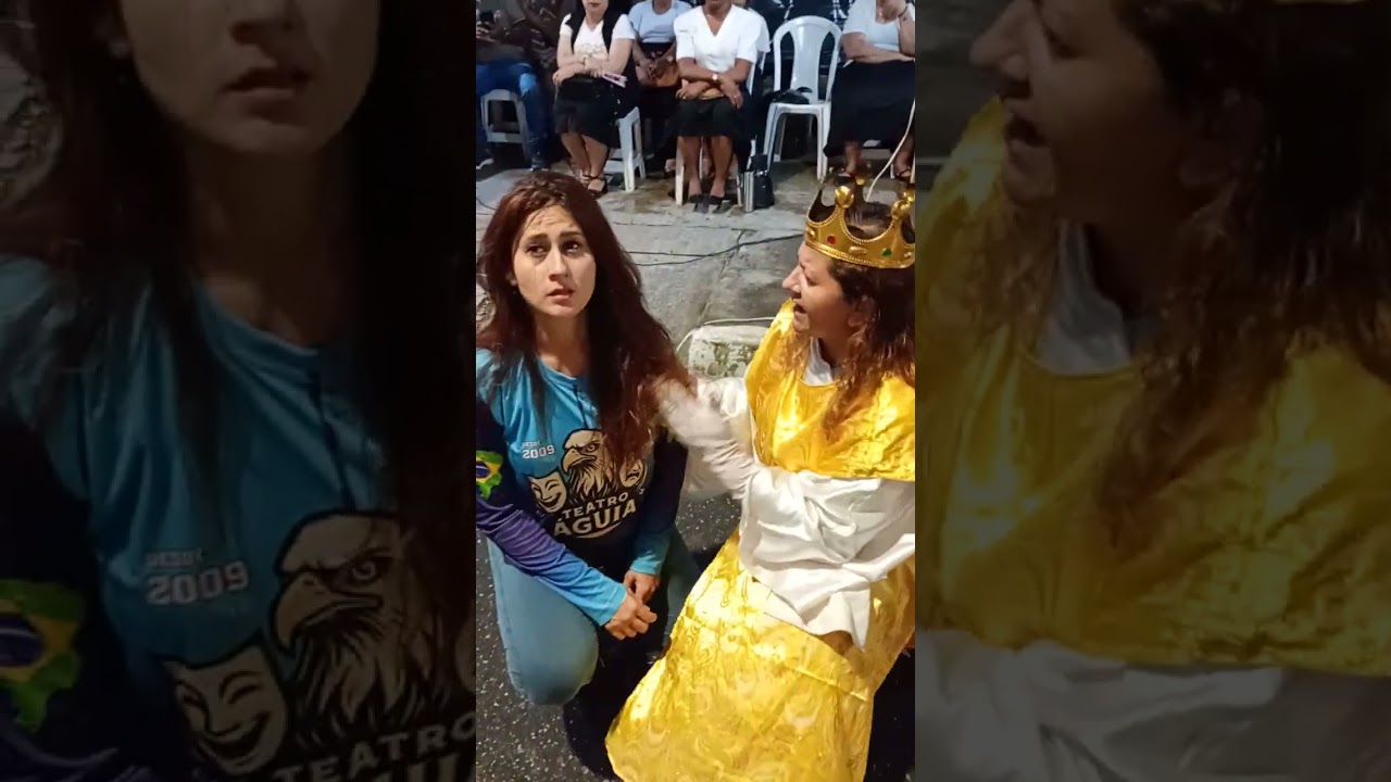Teatro Águia, peça: O Colecionador de Almas na Trav. padre Eutíquio com Rua Nova II | culto de rua