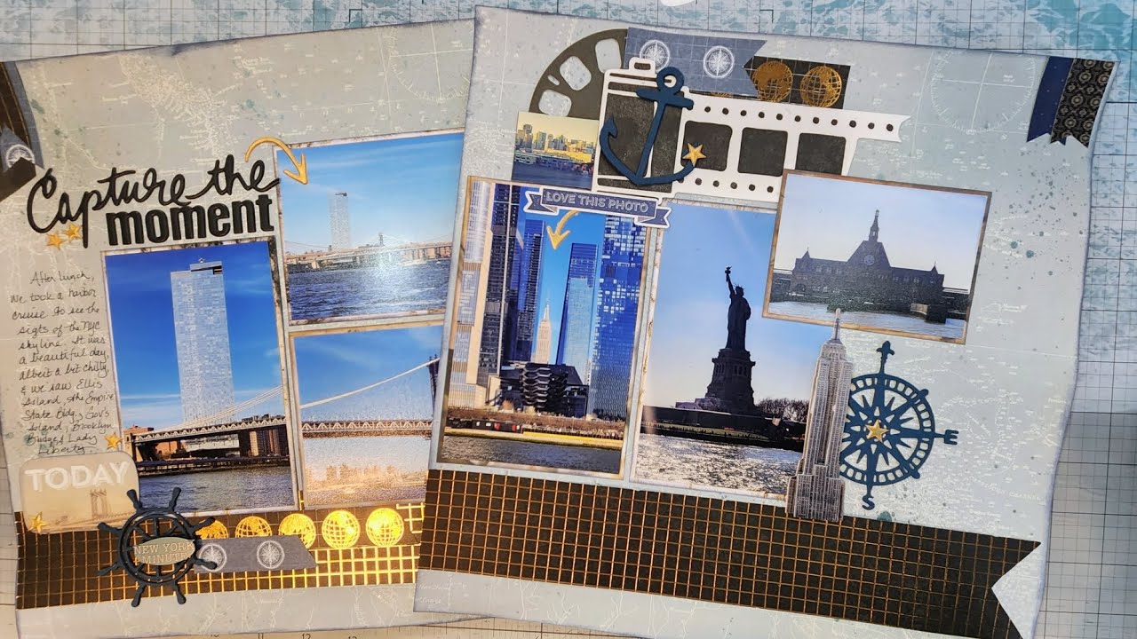 Harbor Cruise, Counterfeit Kit, 100 Patterned Paper Challenge 