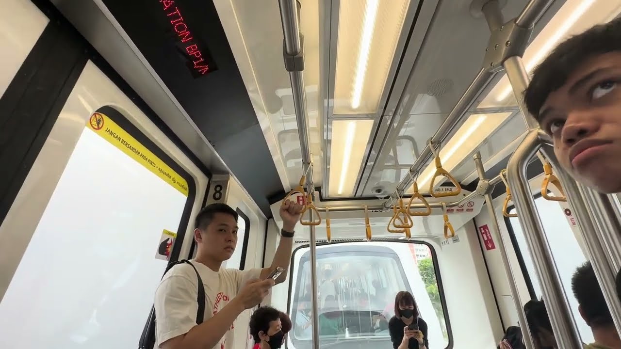 MRTravels on the Bukit Panjang LRT: RC801A PV128-PV131 from Bukit Panjang to Choa Chu Kang