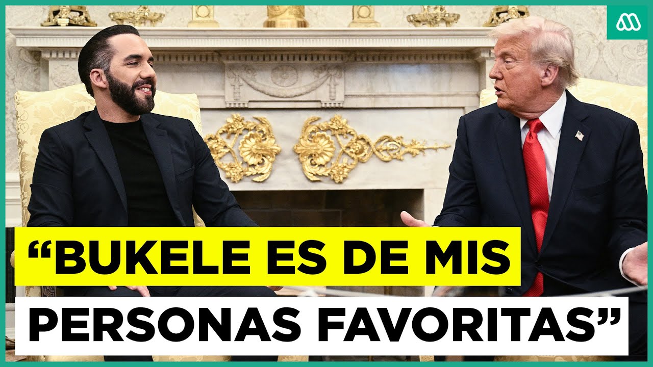 Trump elogia a Bukele y a su plan de cárceles en El Salvador: 