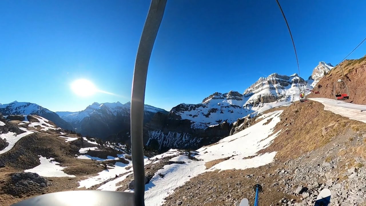 [Chairlift Ride / Paseo en Telesilla] TS Tuca - Candanchú - España