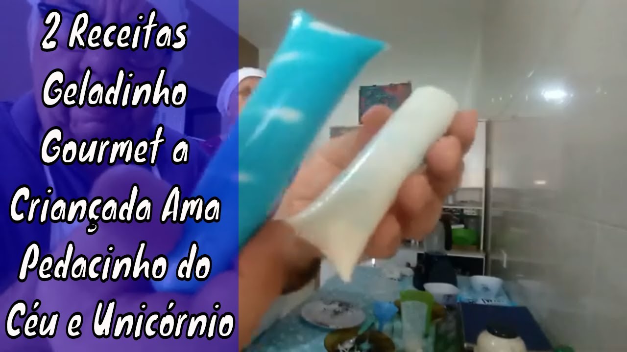2 Receitas Geladinho Gourmet a Criançada Ama Pedacinho do Céu e Unicórnio - Canal Vani