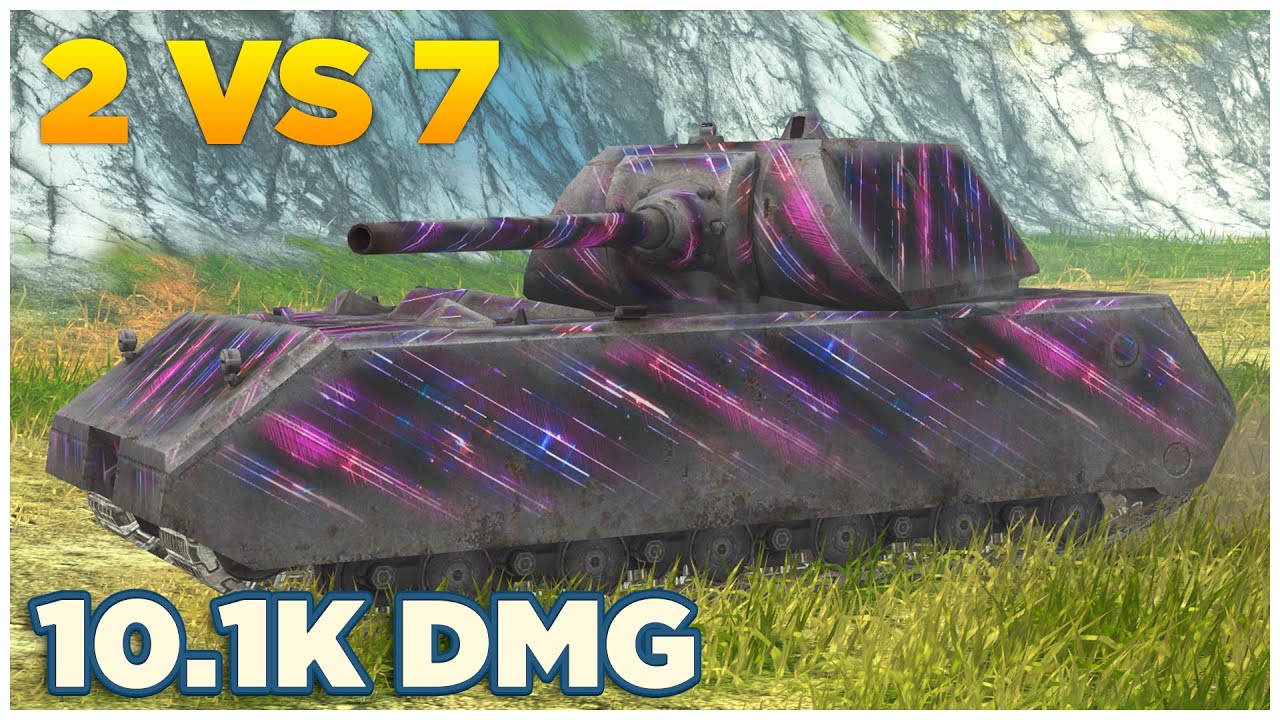 Maus • 10.1К УРОНА • 4 ФРАГА • WoT Blitz