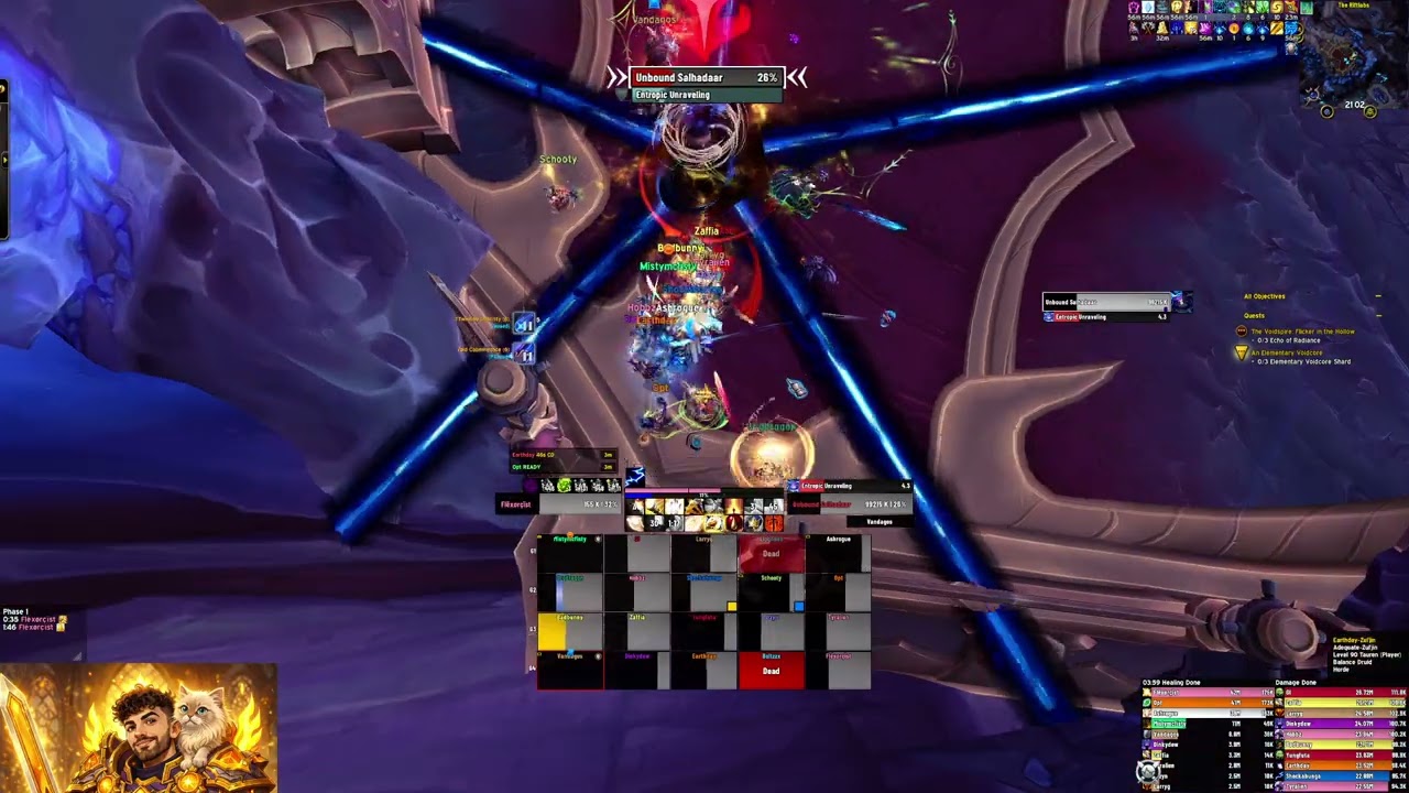 Rank 6 160k HPS Holy Paladin - Mythic Fallen-King Salhadaar Voidspire Raid