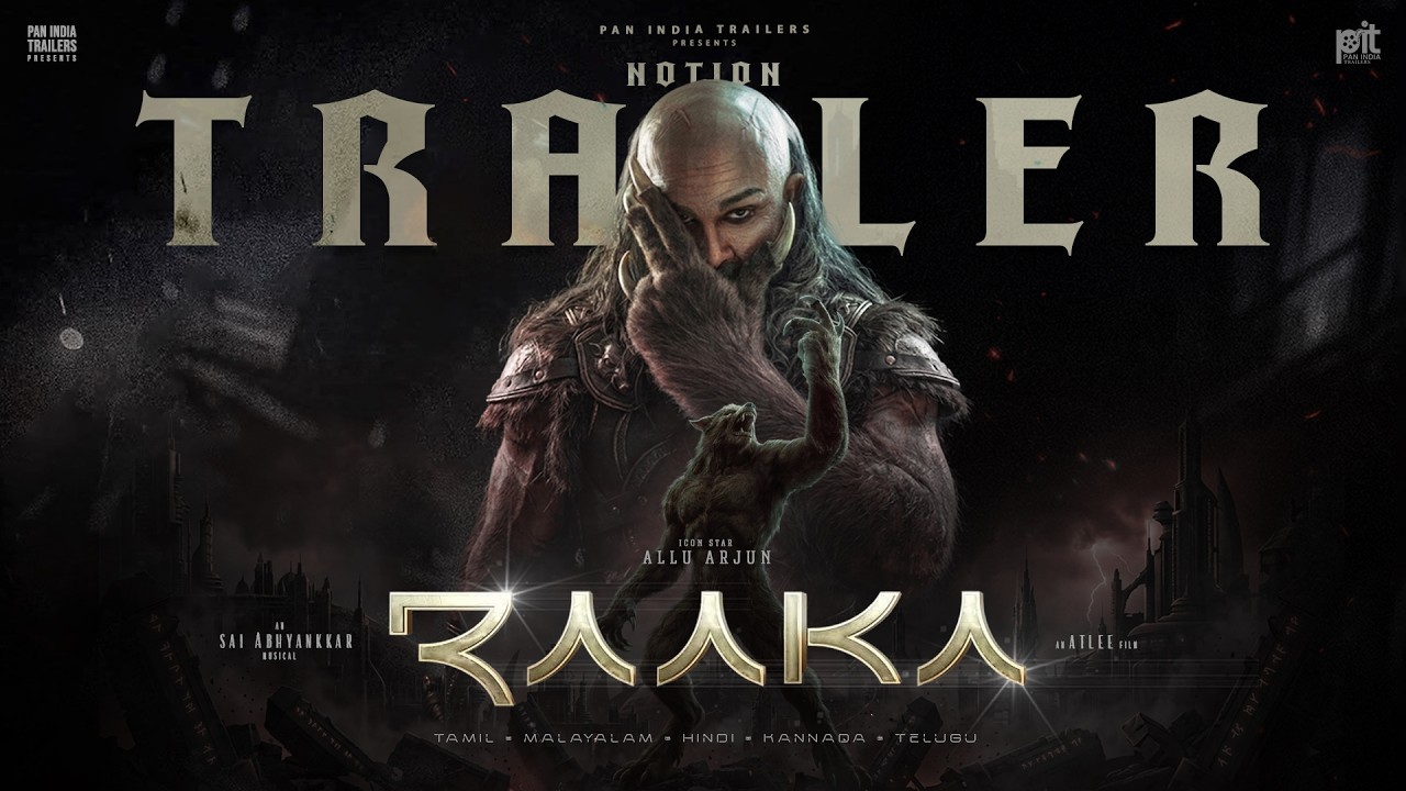 RAAKA - Notion Trailer | Atlee Kumar | Allu Arjun | Deepika Padukone | Sai Abhyankkar | PIT