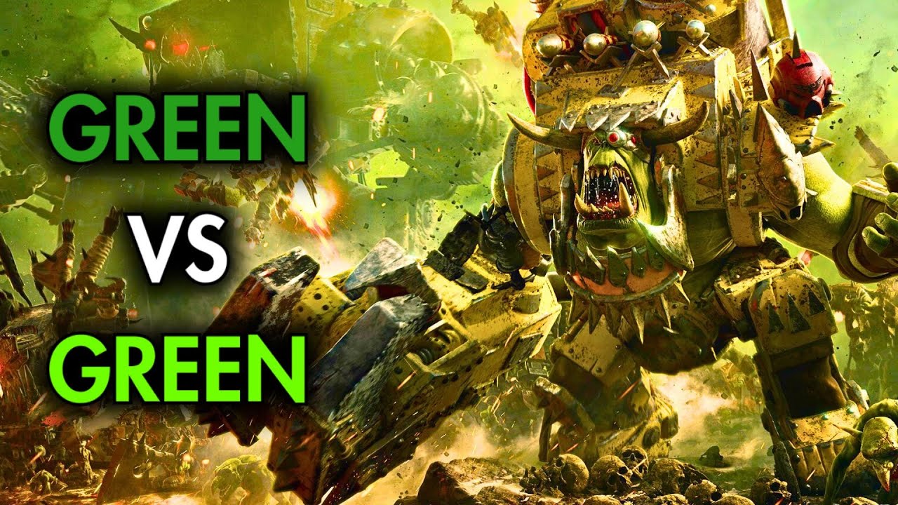 Dawn of War 3 Skirmish &ndash; Salamanders vs Blood Axes | No Pop Cap Mod | Solarians Gate 1v1