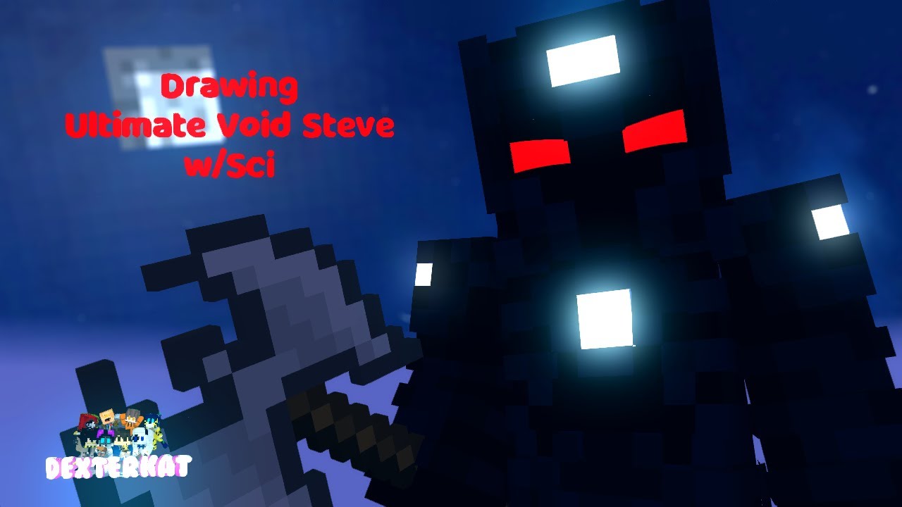 Drawing Ultimate Void Steve w/Sci #FavreMySabreArt
