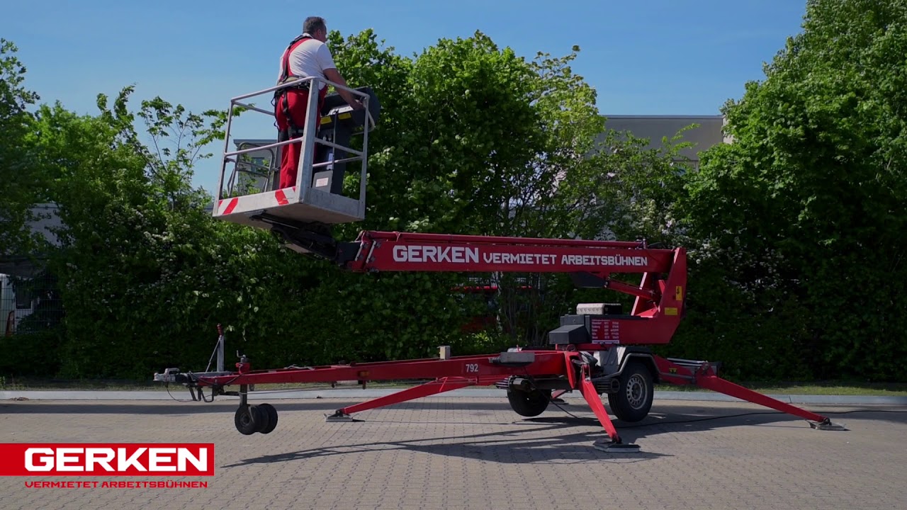 Gerken Anhänger-Arbeitsbühne: GA 18 G