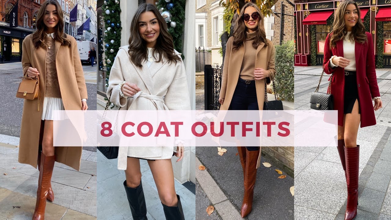 HOW TO STYLE COATS! 8 OUTFIT TRY ON FEATURING ZARA, MANGO & OTHER STORIES.