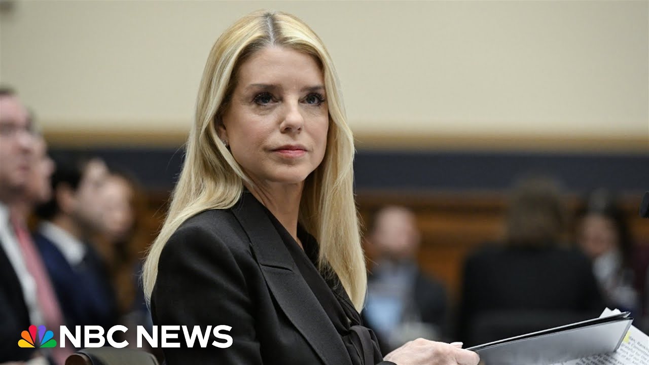 Bondi discusses Epstein files, Minnesota and drug trafficking in opening statement