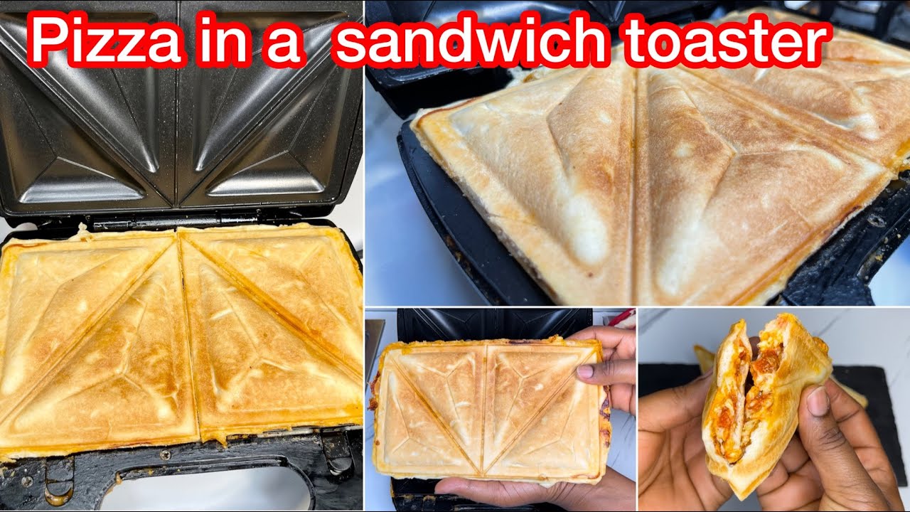How To Make Pizza in a Sandwich Toaster / NO OVEN