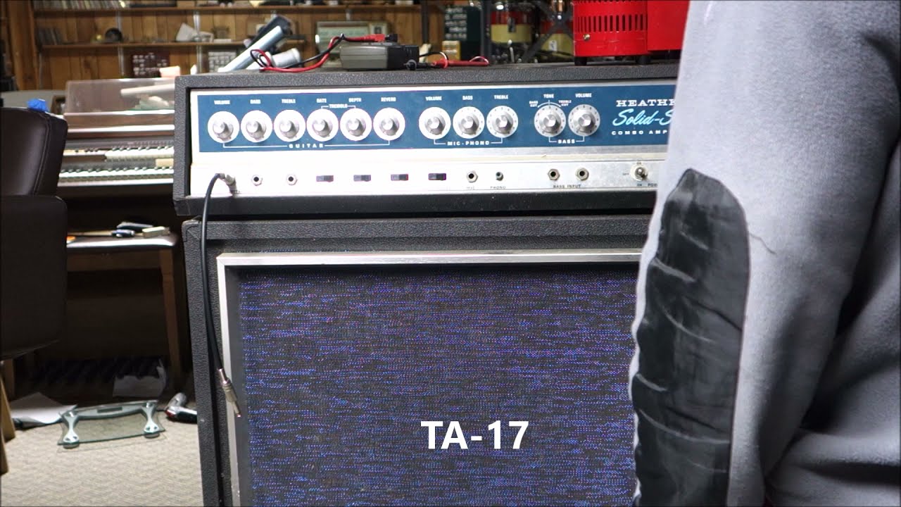 HeathKit TA-17 Combo Amplifier for Guitar, Bass, & Voice.   Auction find.  Trash or Treasure?