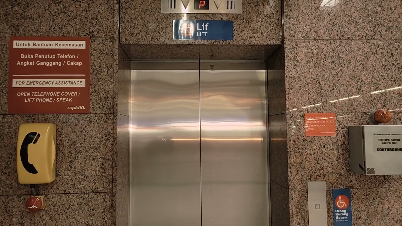 Schindler Elevator, LRT KL Sentral, Kuala Lumpur