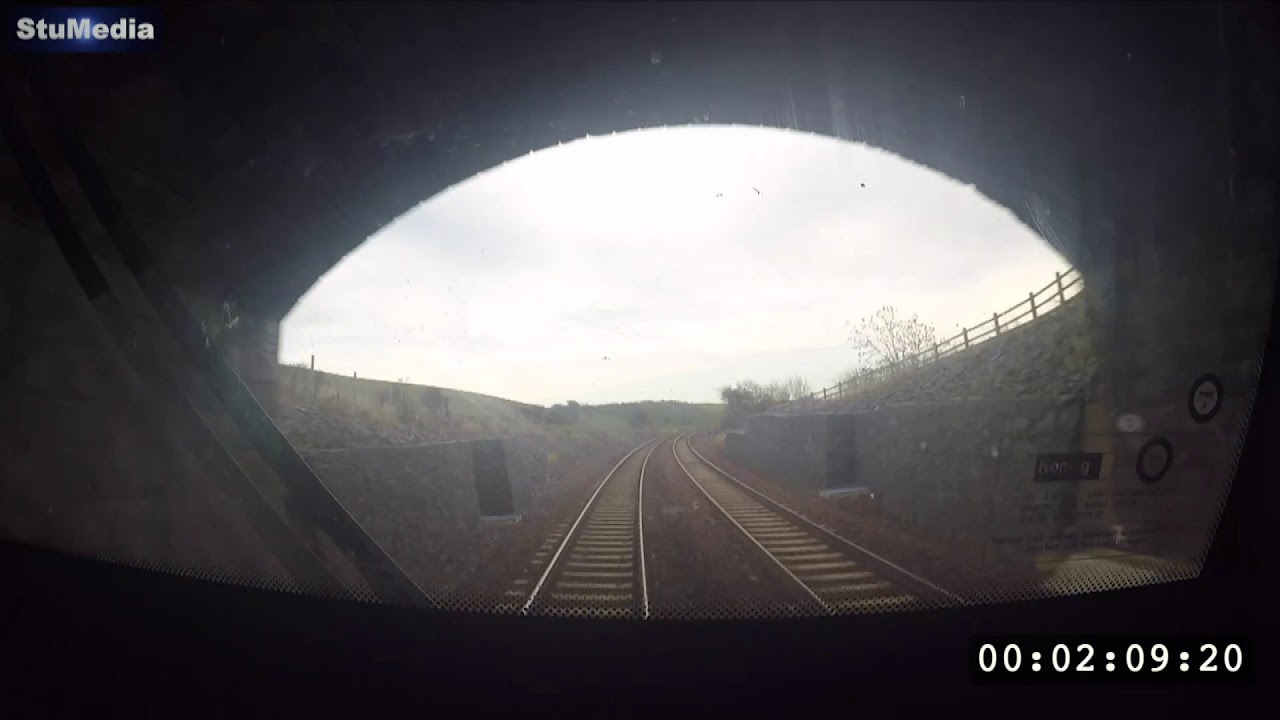 THE BORDERS RAILWAY CAB RIDE - EDINBURGH WAVERLEY TO TWEEDBANK - IN UNDER 4 MINUTES