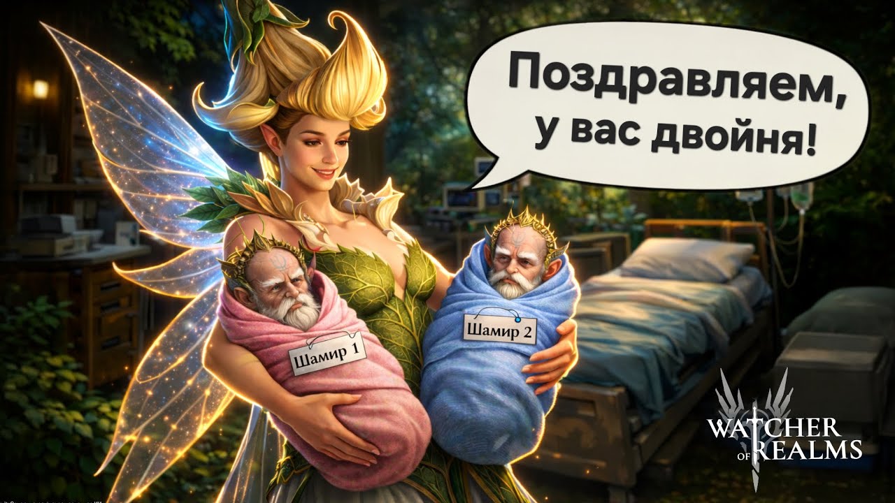 Ловим двойню вместе с Леголасом  на баннере 1+1 watcher of realms
