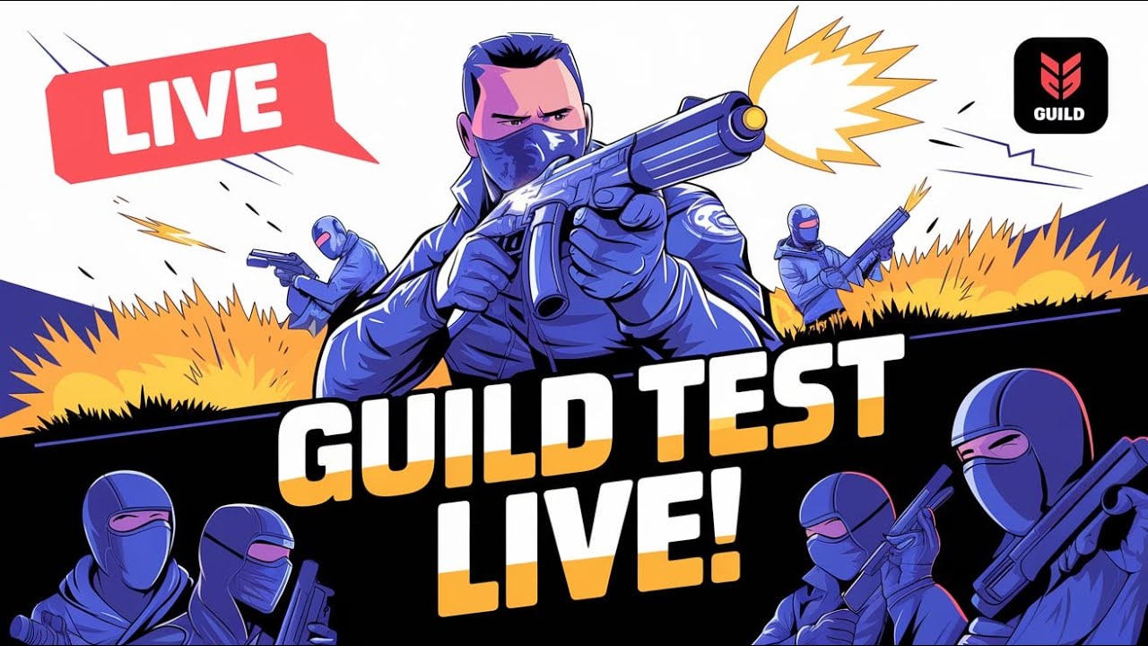 GUILD TEST LIVE DAY 1 NXT 😍. 1 VS 2 HARDEST TESTING 🥵 #freefire