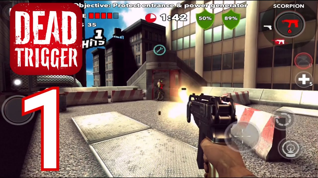 Dead Trigger - gameplay Walkthrough - part 1 ( Android )