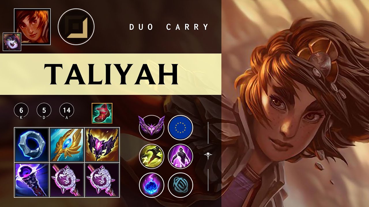 Taliyah Carry vs Nilah - EUW Master Patch 26.01