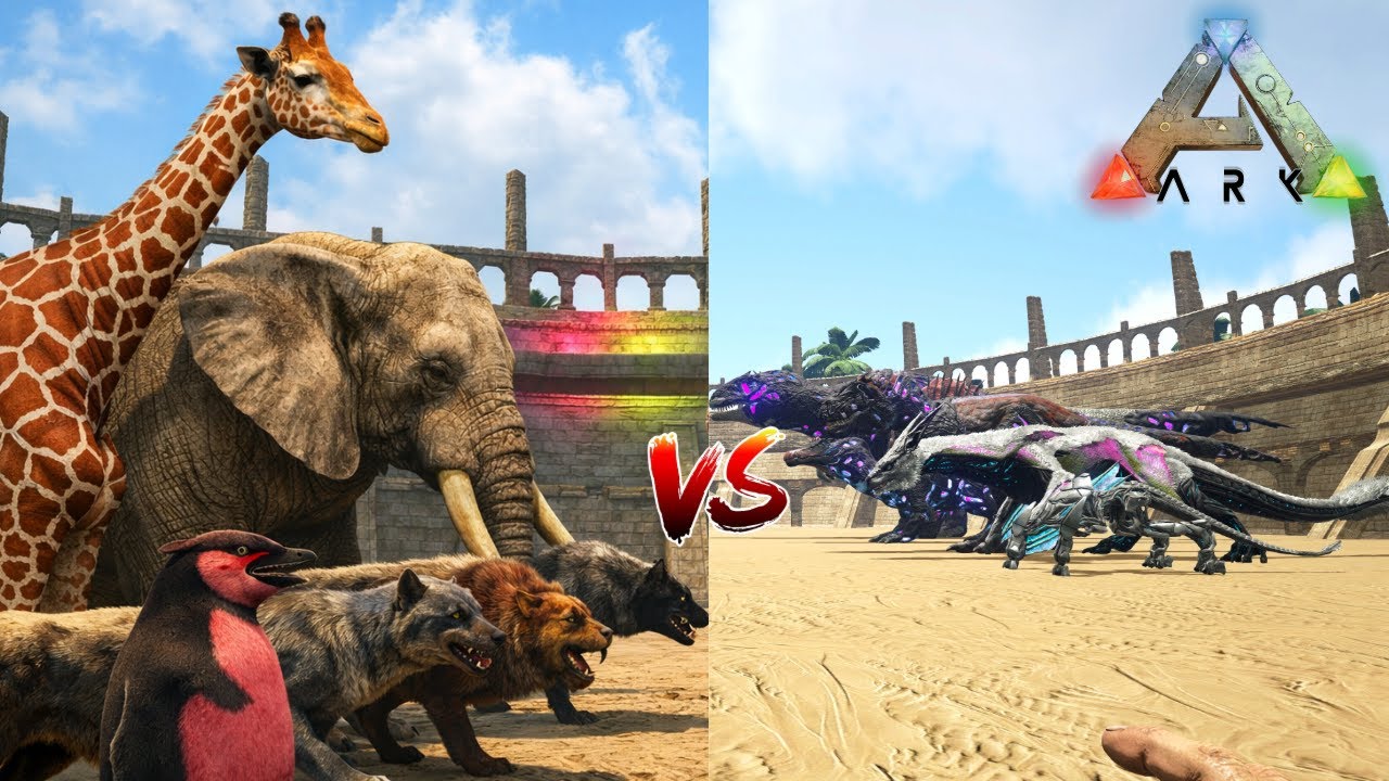 Dinosaurs VS Today's Animals | ARK SURVIVAL EVOLVED