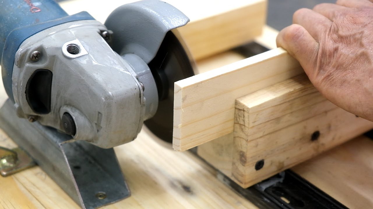 Ideas With Angle Grinder ! Make Hand Grinder Stand Easily - Very Useful Grinding