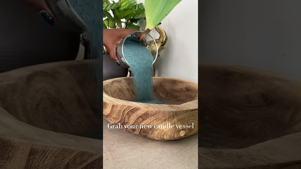 Akari&rsquo;s soft sandwax can be styled in any vessel, giving you the freedom to switch things up.