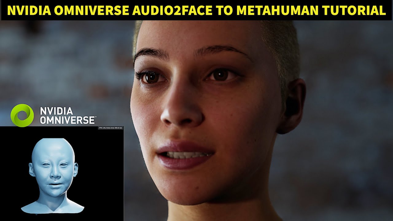 NVIDIA Omniverse Audio2face to Unreal Engine 5.2 Metahuman Tutorial