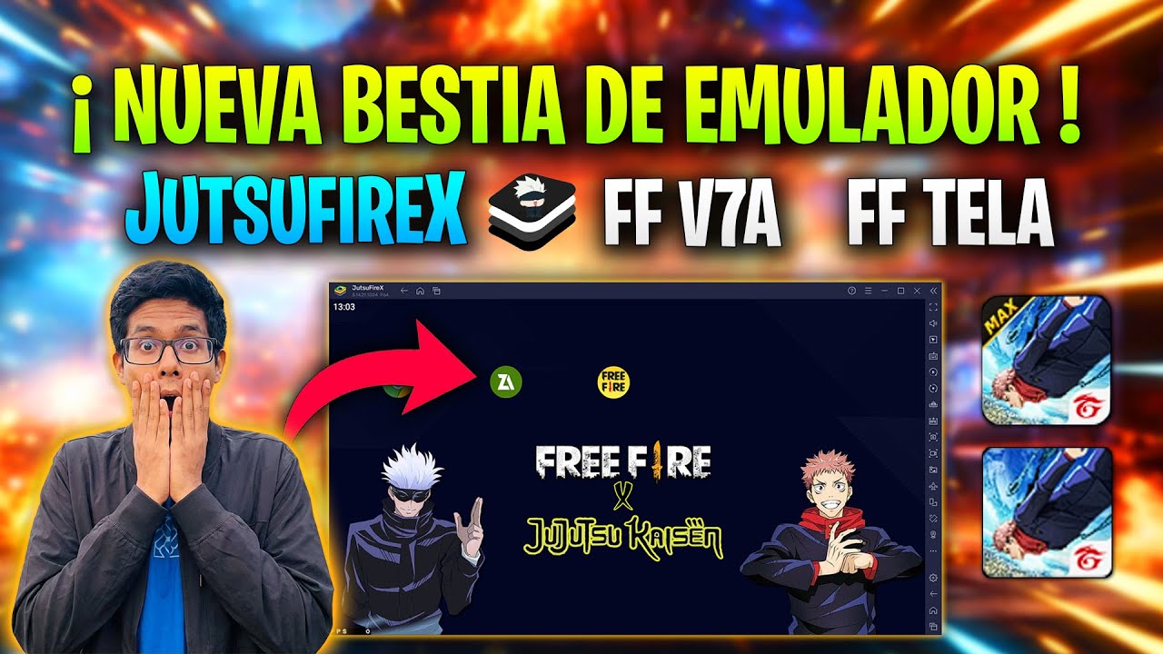 NUEVO EMULADOR SUPER OPTIMIZADO para PC GAMA BAJA 120 FPS Nativos | JutsuFireX 2026