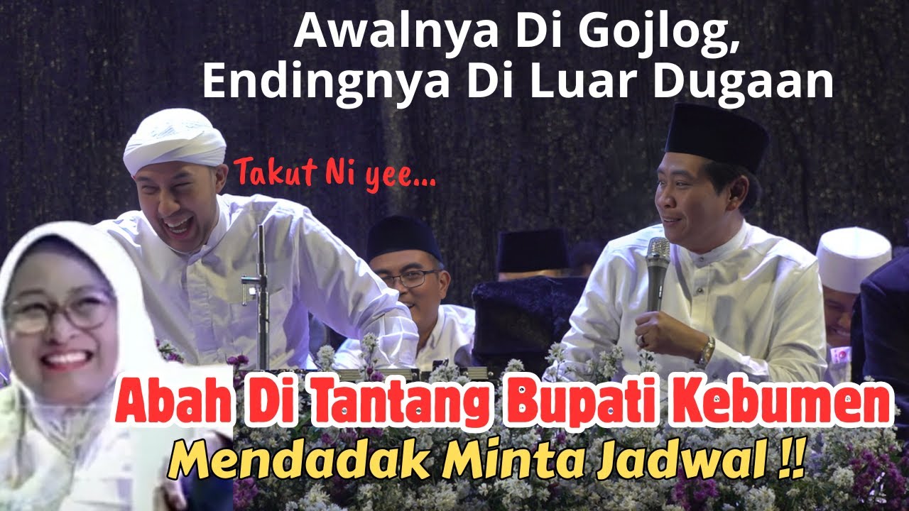 ABAH ANZA DI TANTANG BUPATI KEBUMEN !! PENGAJIAN LUCU KH ANWAR ZAHID DAN AZZAHIR  DI  ALIAN KEBUMEN