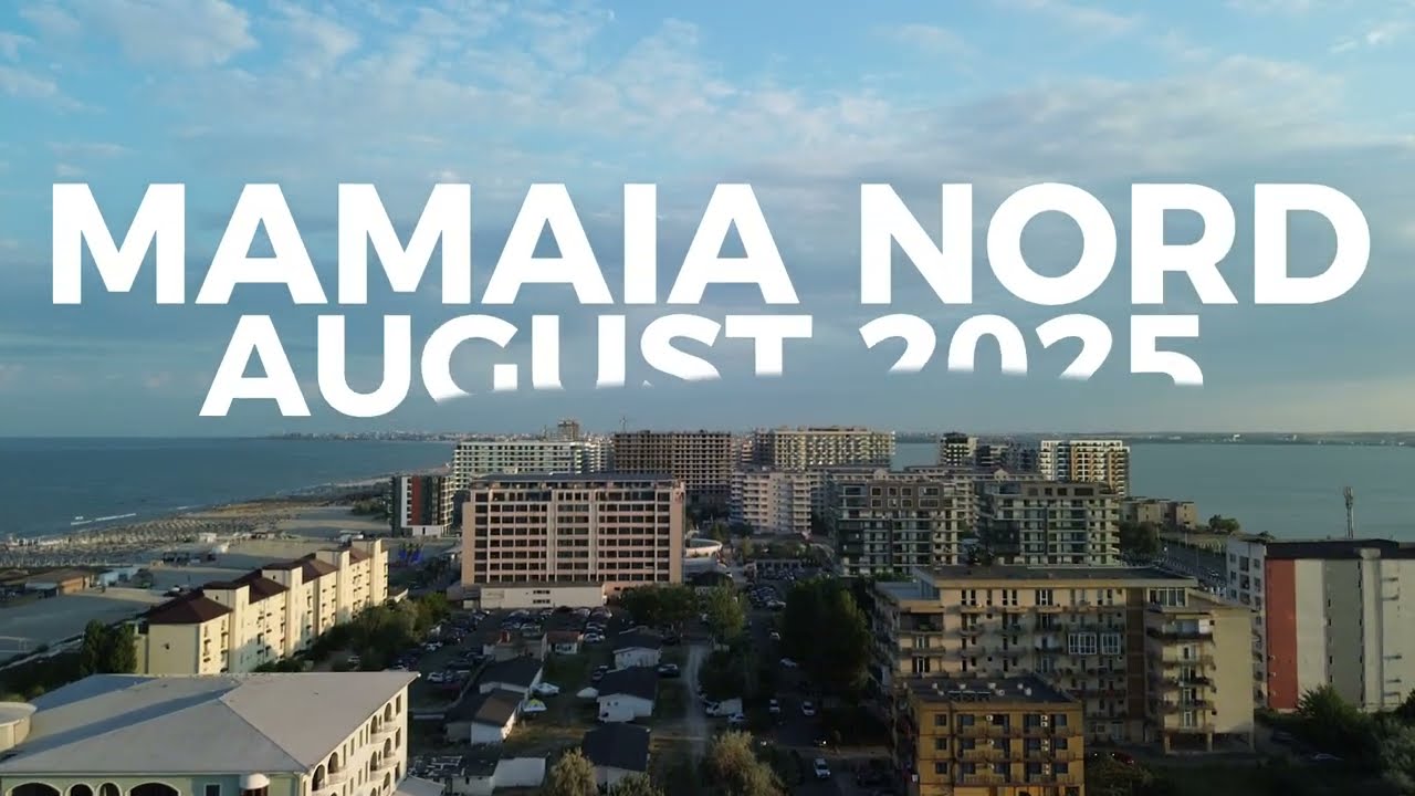 Filmare din Drona &icirc;n Mamaia Nord August 2025