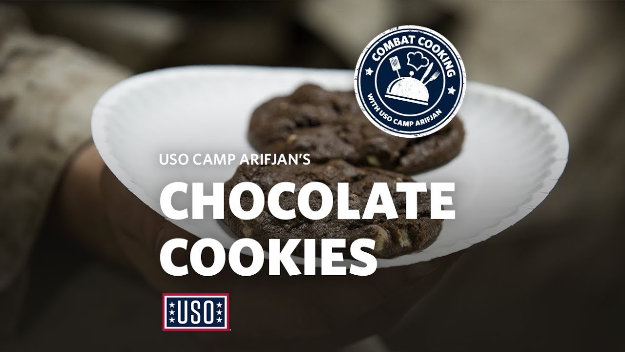 Combat Cooking with USO Camp Arifjan: Chocolate Cookies