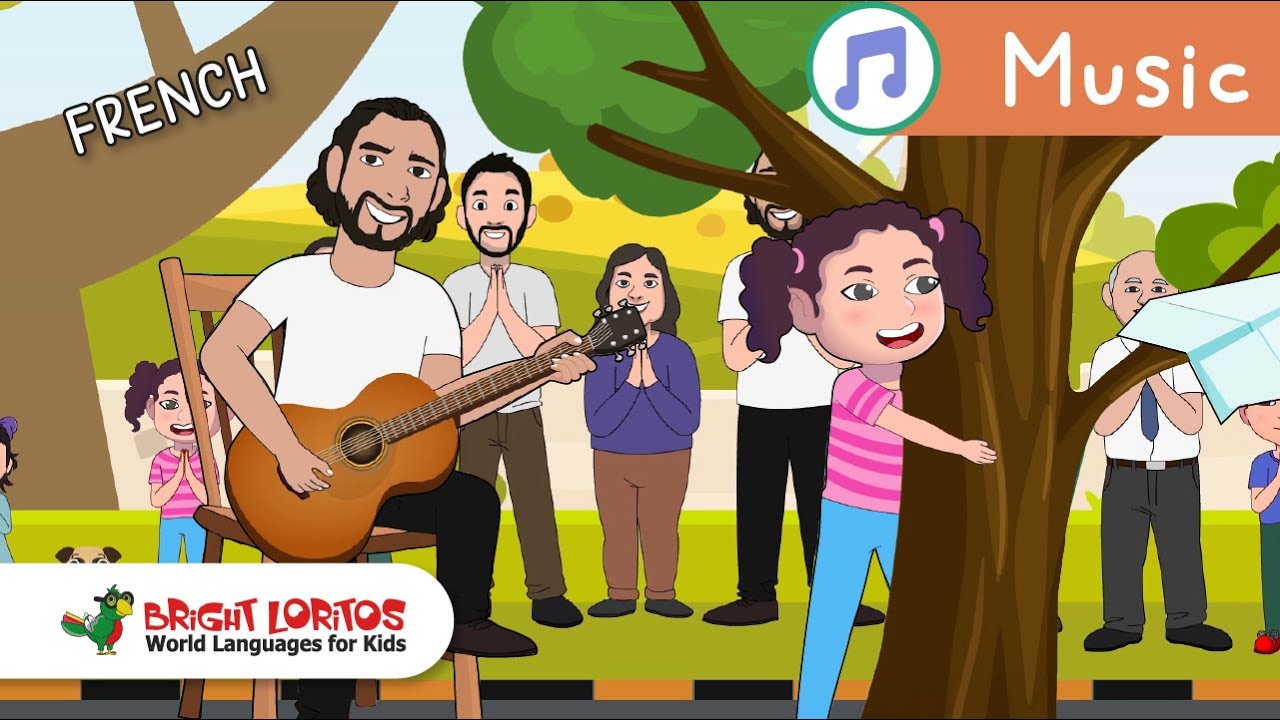 Merci 💖 | Thank You Song in French | Fun French Songs for Kids 🎵 Bright Loritos