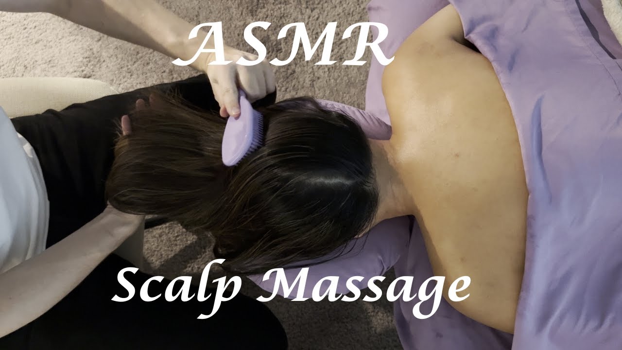 Scalp And Hair Massage ASMR To Release Her Chronic Headaches